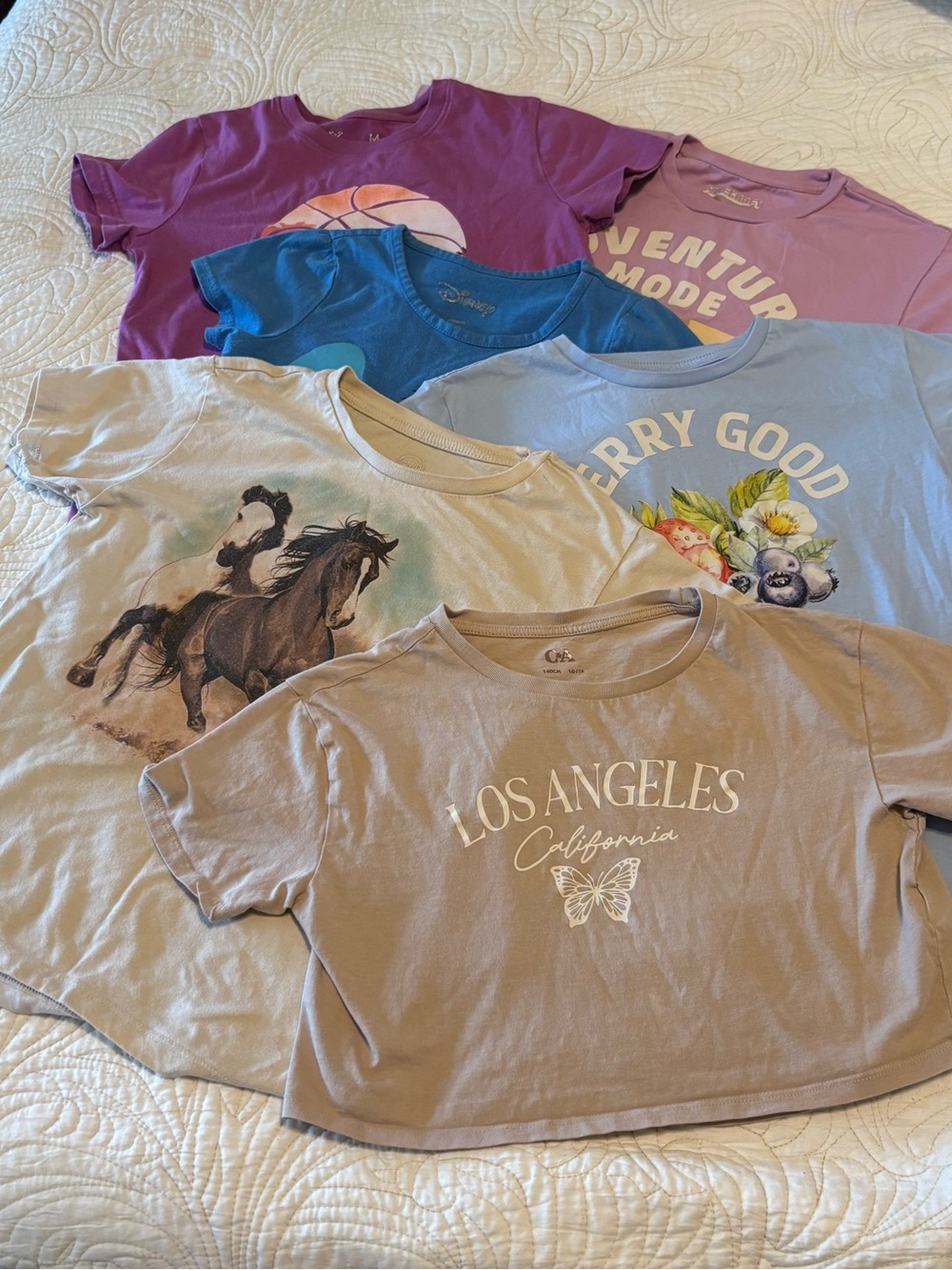(6) Bundle of Back to School Kids T Shirts